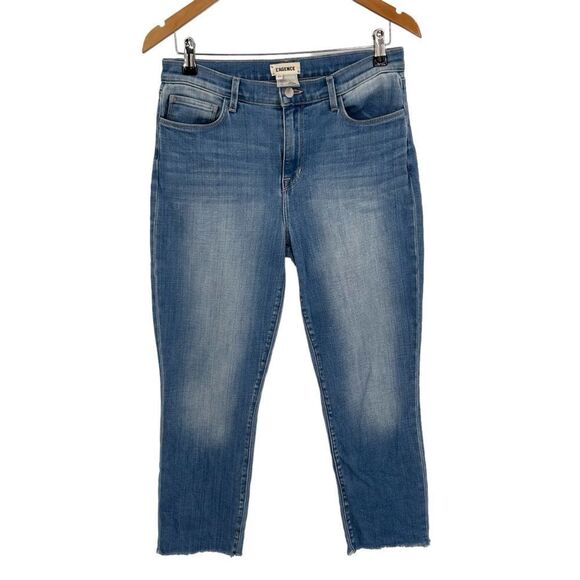 L’Agence cropped raw hem straight high rise jeans size 29 - Picture 2 of 7